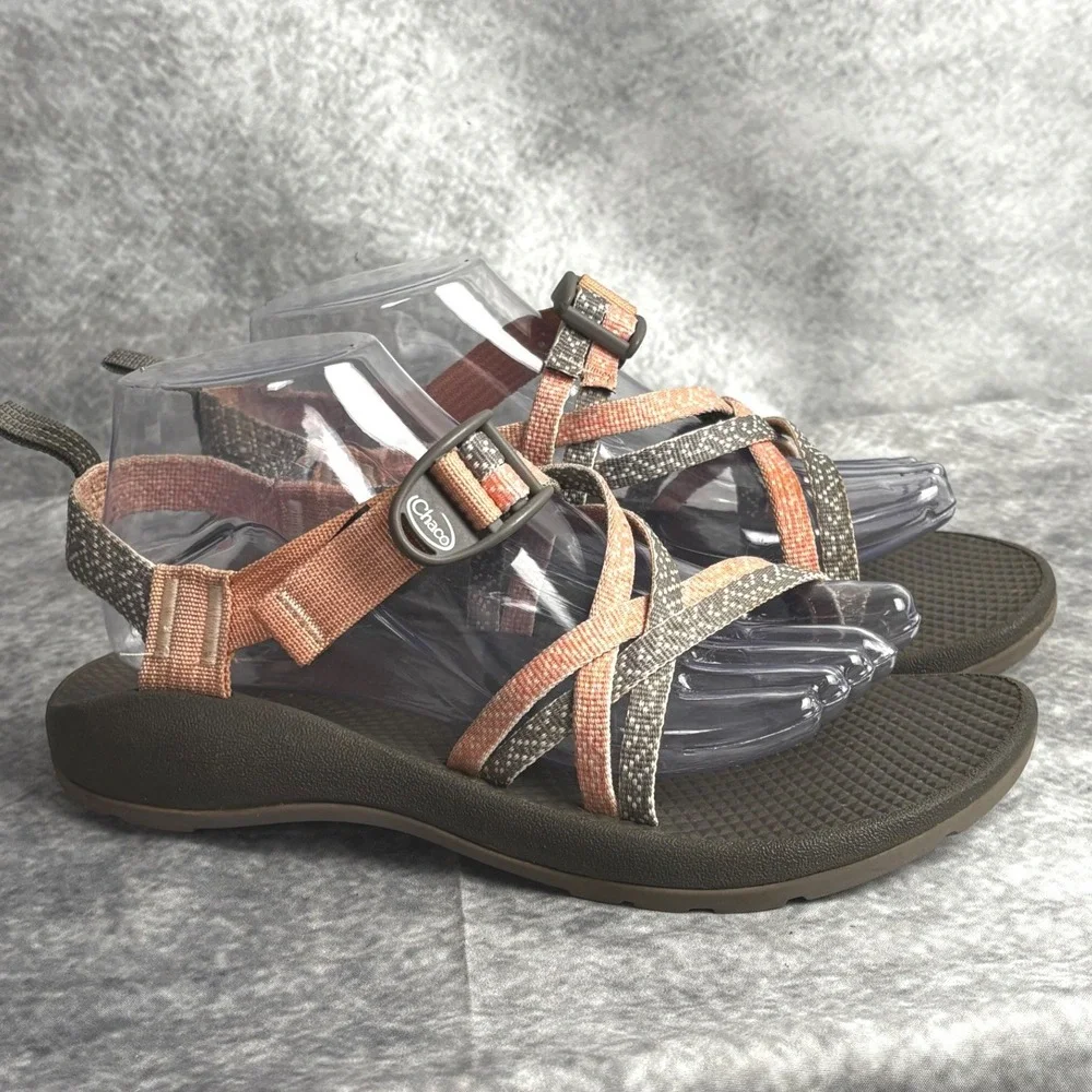 Chaco Youth Girl's ZX/1  EcoTread Sandal in Burlap Heather Size 6 Big Kid's